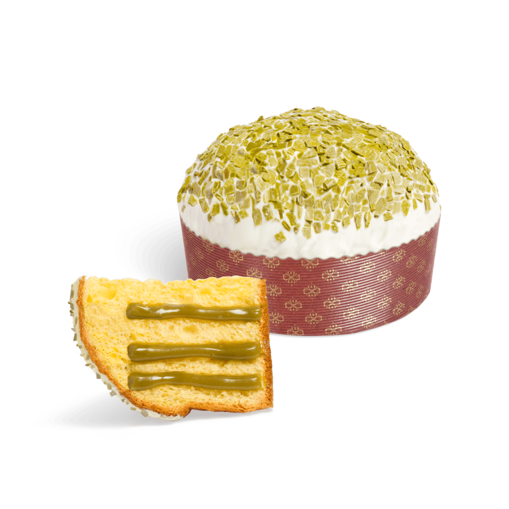 Panettone con Crema al Pistacchio
