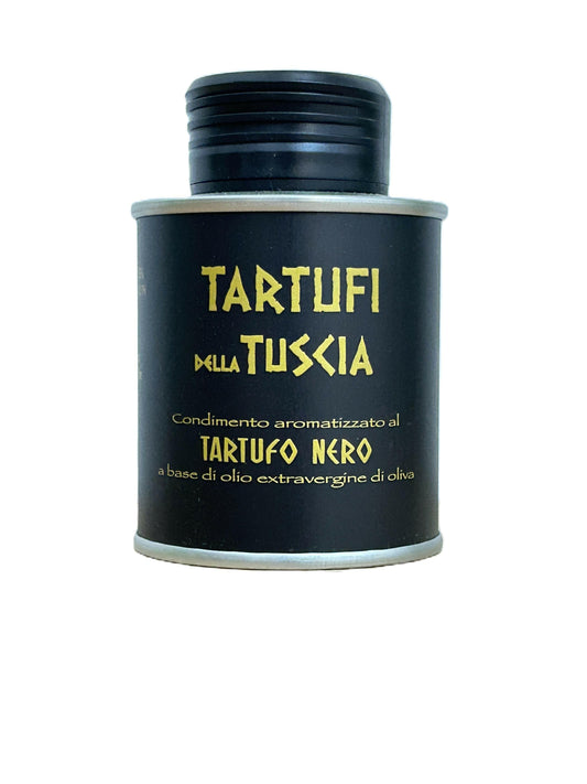 Condimento aromatizzato al tartufo nero, con olio extravergine di oliva 100 ml
