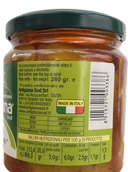 Peperoni a Filetti sott'olio 280 gr