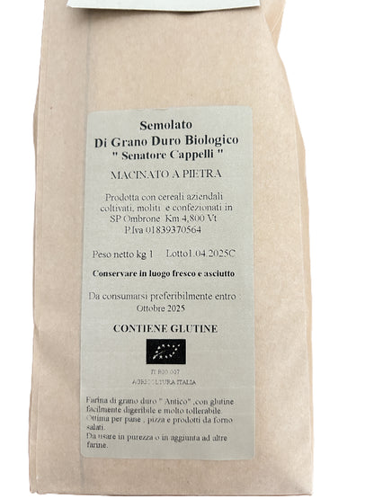 Farina di Grano Duro Senatore Cappelli