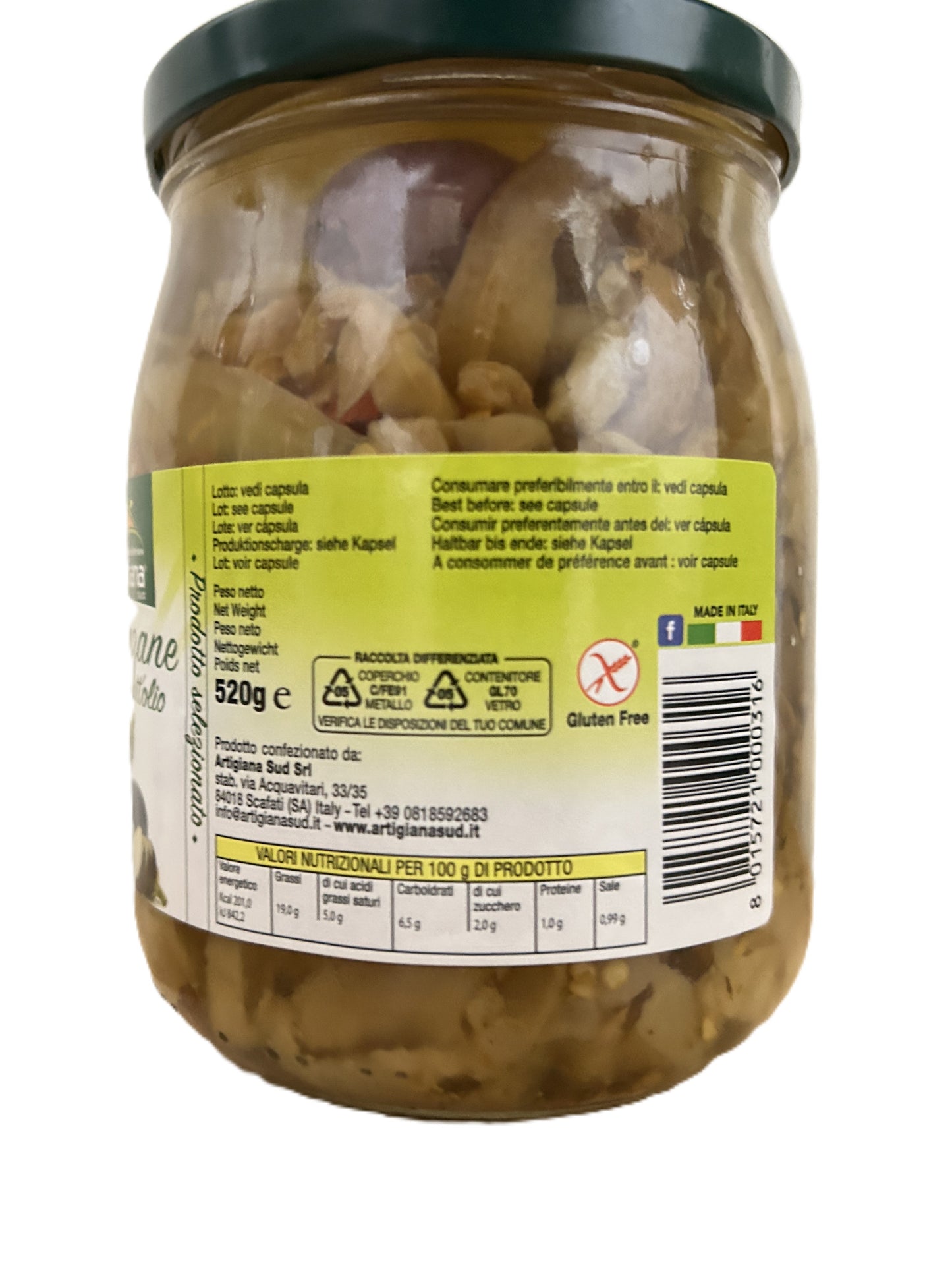 Melanzane a Filetto 520g