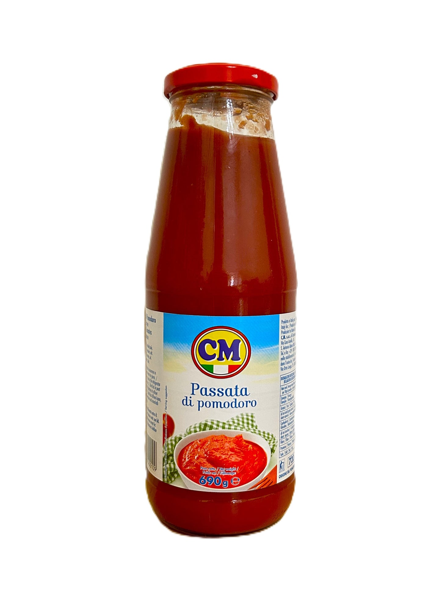 Strozzapreti Tricolore con Passata di Pomodoro Selezionata